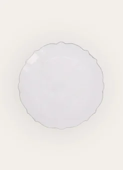 ASSIETTE A DESSERT EN VERRE ÉCLATANTE TRANSPARENT