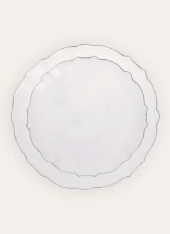 ASSIETTE A DESSERT EN VERRE ÉCLATANTE TRANSPARENT