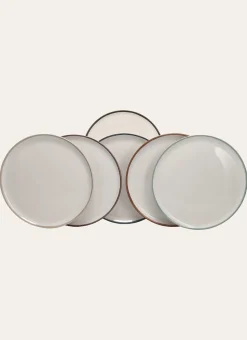 ASSIETTE À DESSERT EN GRÈS MALO BLANC