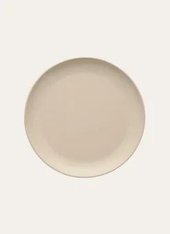 ASSIETTE À DESSERT EN GRÈS RÉACTIF CRÈME