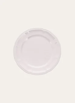ASSIETTE À DESSERT EN PORCELAINE BLANC