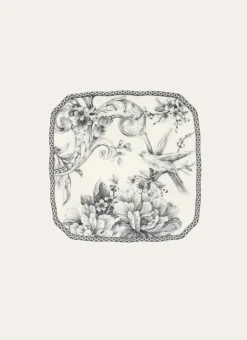 ASSIETTE À PAIN EN GRÈS ADELAÏDE GRIS