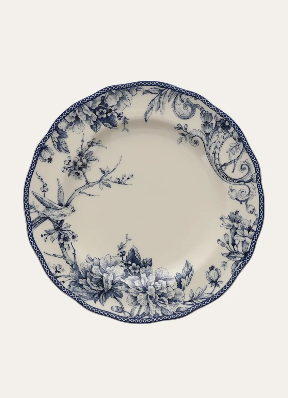 ASSIETTE PLATE EN GRÈS ADELAÏDE MARINE