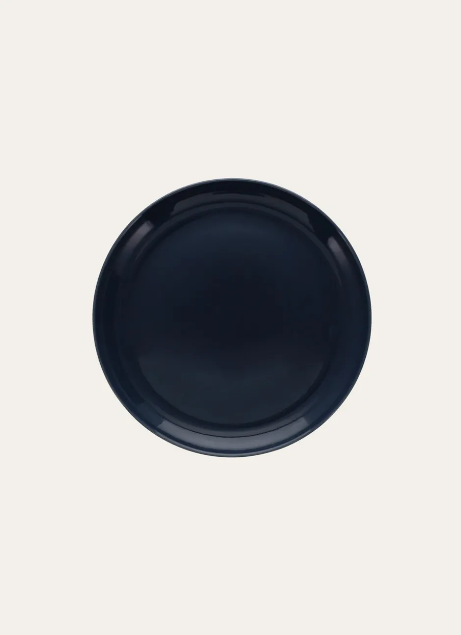ASSIETTE PLATE EN GRÈS MARINE