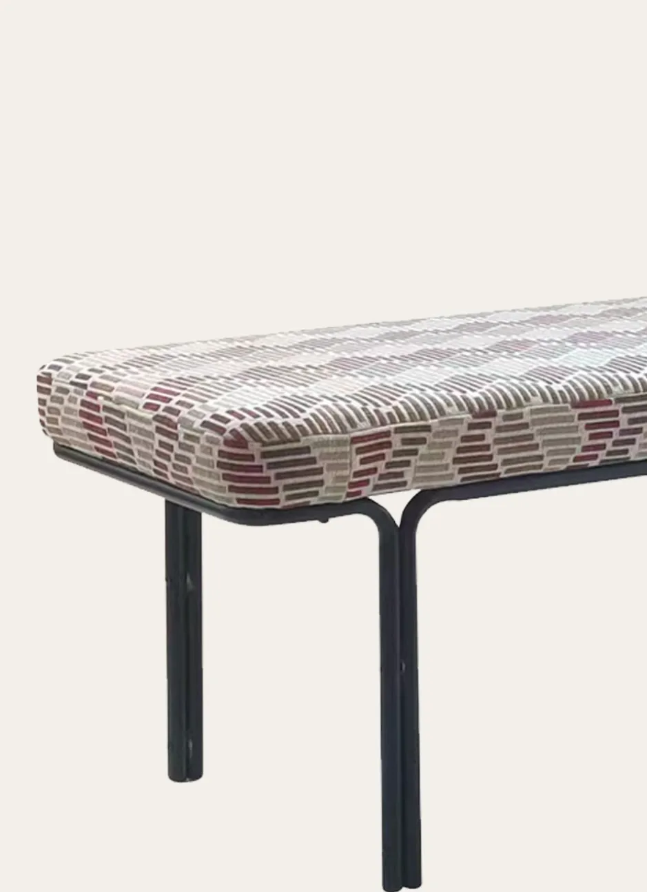 BANC TISSU JACQUARD MULTICOLORE