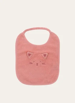 BAVOIR EN ÉPONGE TÊTE DE CHAT ROSE