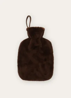BOUILLOTE EFFET FOURRURE PITON MARRON