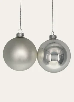 BOULE EFFET BRILLANT ET MAT (MODÈLE ALÉATOIRE) BLANC