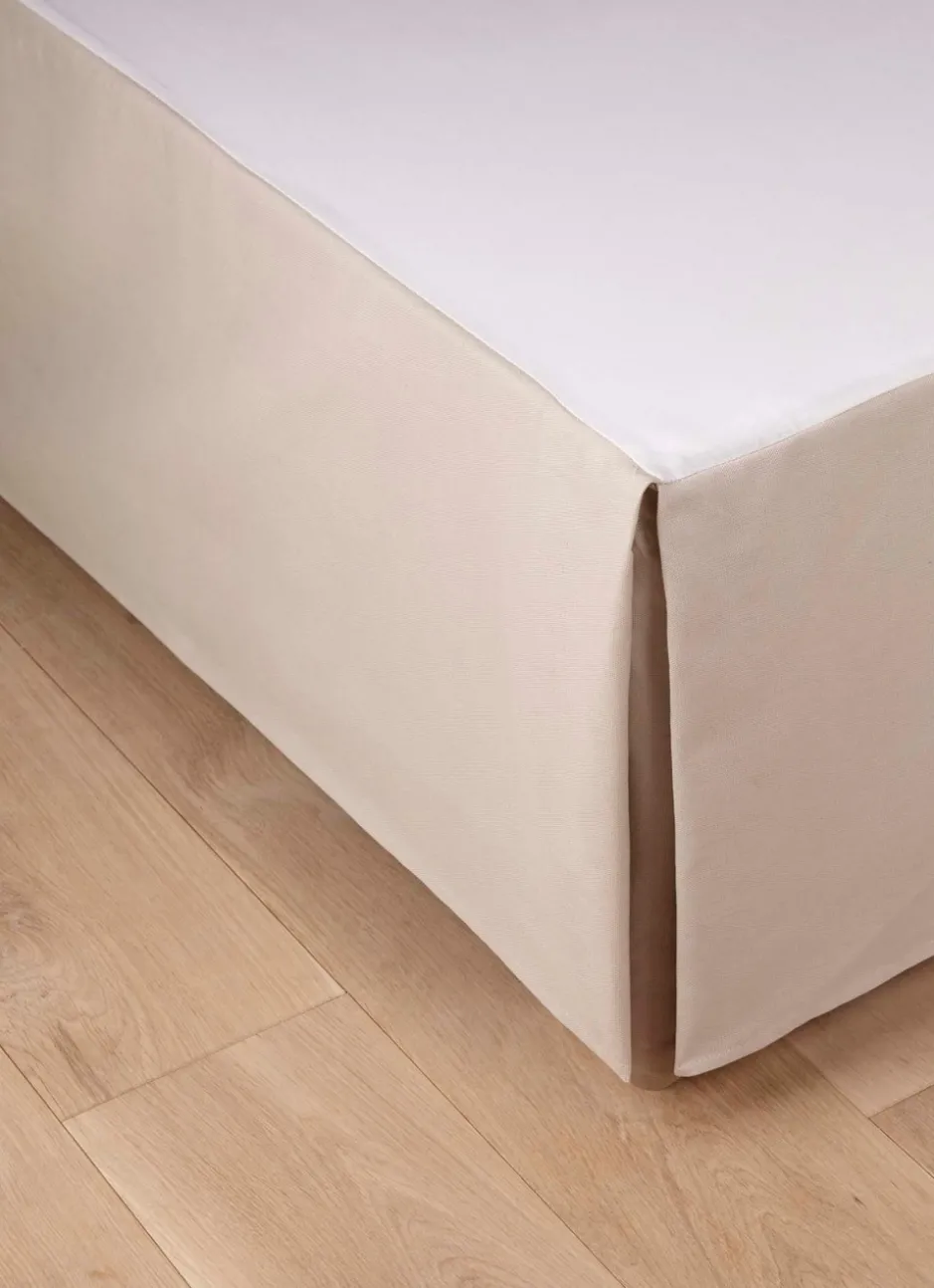 CACHE-SOMMIER PLI CREUX EN COTON NATUREL