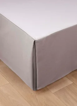 CACHE-SOMMIER PLI CREUX EN COTON GRIS