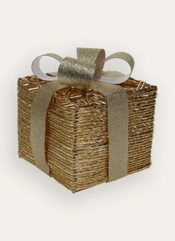 CADEAU LUMINEUX À POSER DORÉ