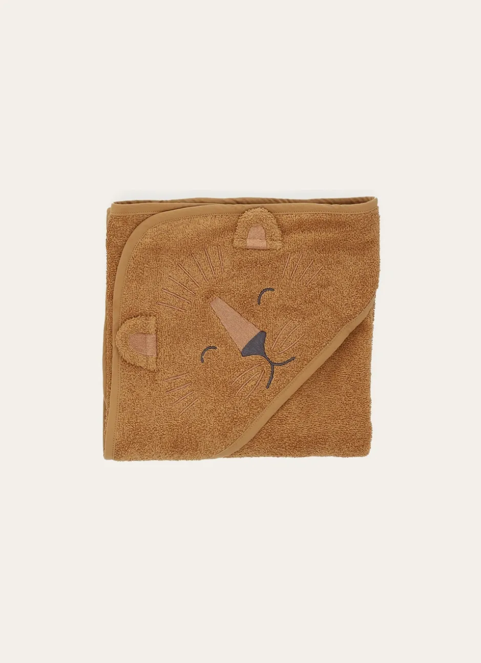 CAPE COTON ÉPONGE TÊTE DE LION AVEC OREILLES 360GR OCRE