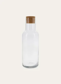 CARAFE EN CRISTALLIN AVEC BOUCHON TRANSPARENT