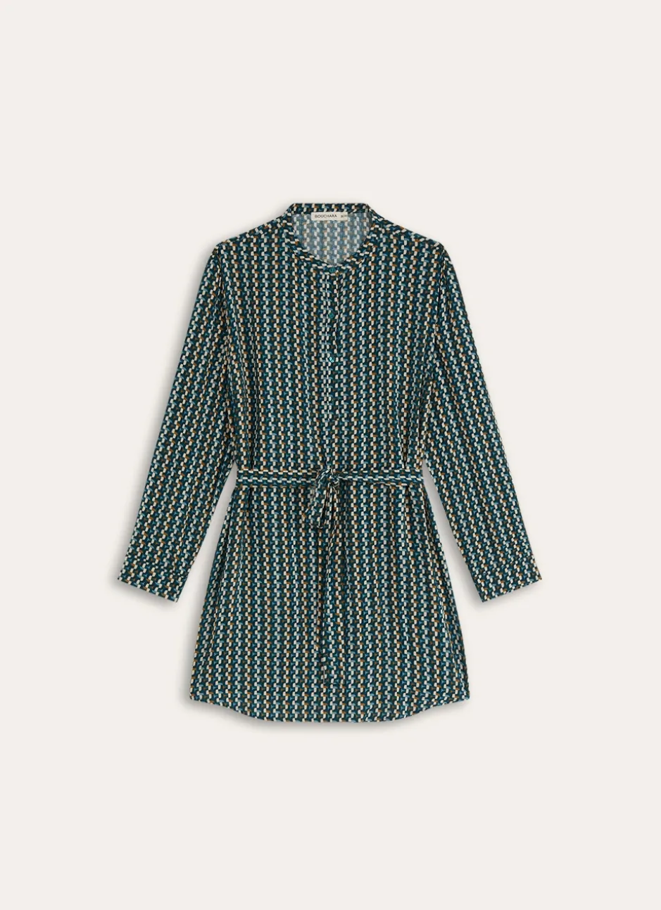 CHEMISE DE NUIT EN VISCOSE COKAT vert