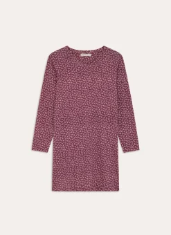 CHEMISE DE NUIT IMPRIMÉE BAIES CERRY VIOLET