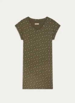 CHEMISE DE NUIT MANCHES COURTES RIMO KAKI