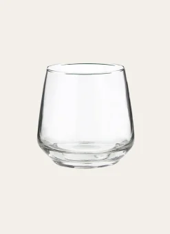 COFFRET DE 6 GOBELETS TRAPEZE EN VERRE TRANSPARENT
