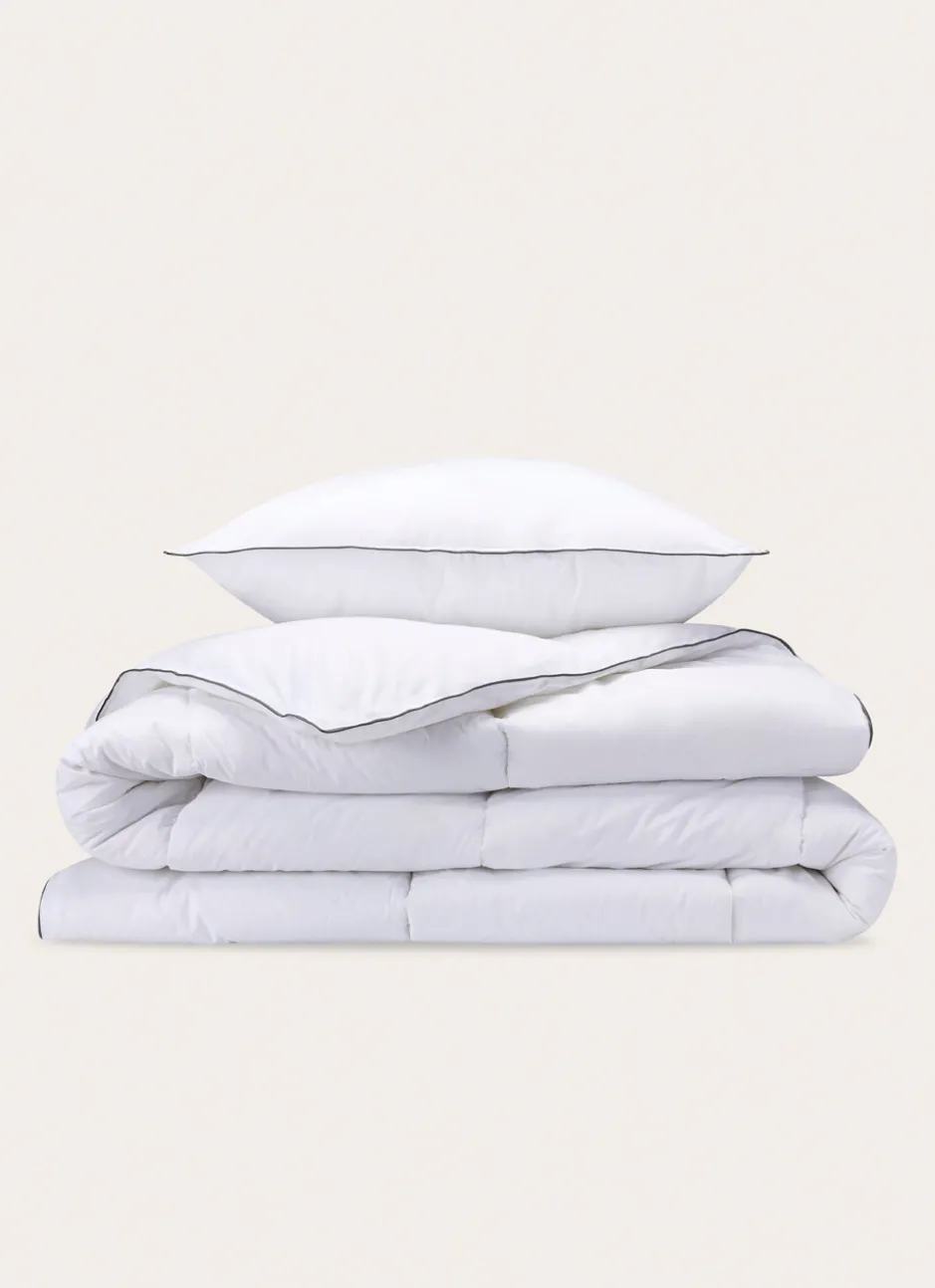 COUETTE HARMONIE 300 G/M² TEMPÉRÉE ANTI-ACARIENS BLANC
