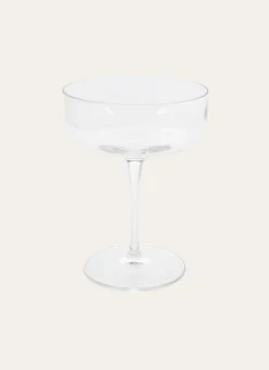 COUPE A CHAMPAGNE EN CRISTALLIN TRANSPARENT