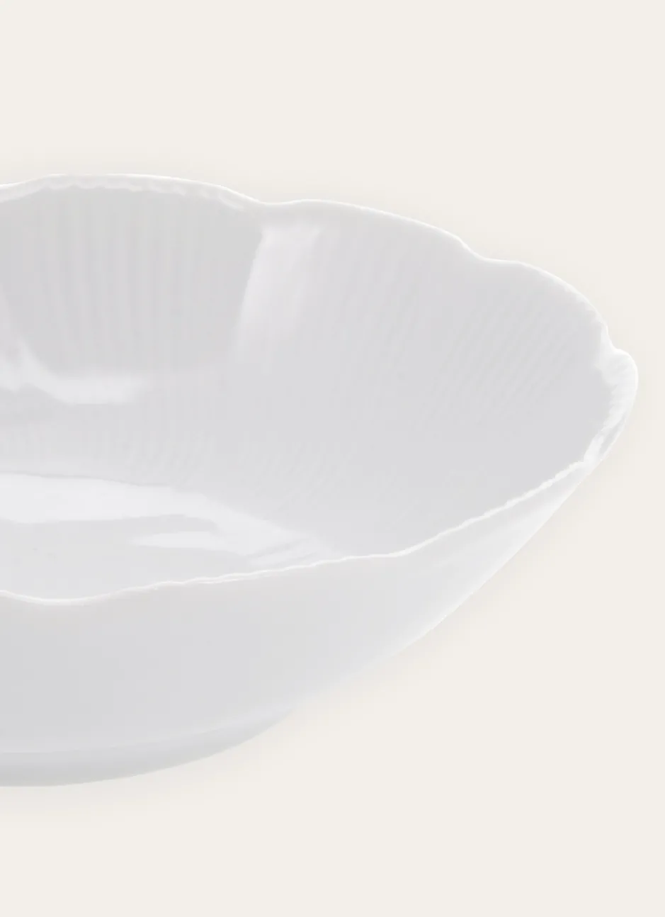 COUPELLE EN PORCELAINE DE LIMOGES TAHITI BLANC