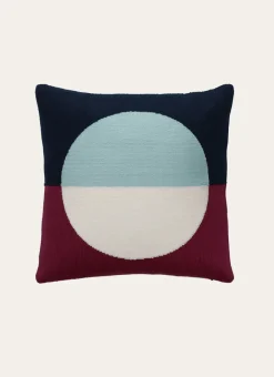 COUSSIN BRODÉ DESIGN MULTICOLORE