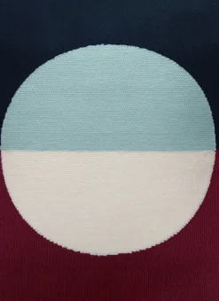 COUSSIN BRODÉ DESIGN MULTICOLORE