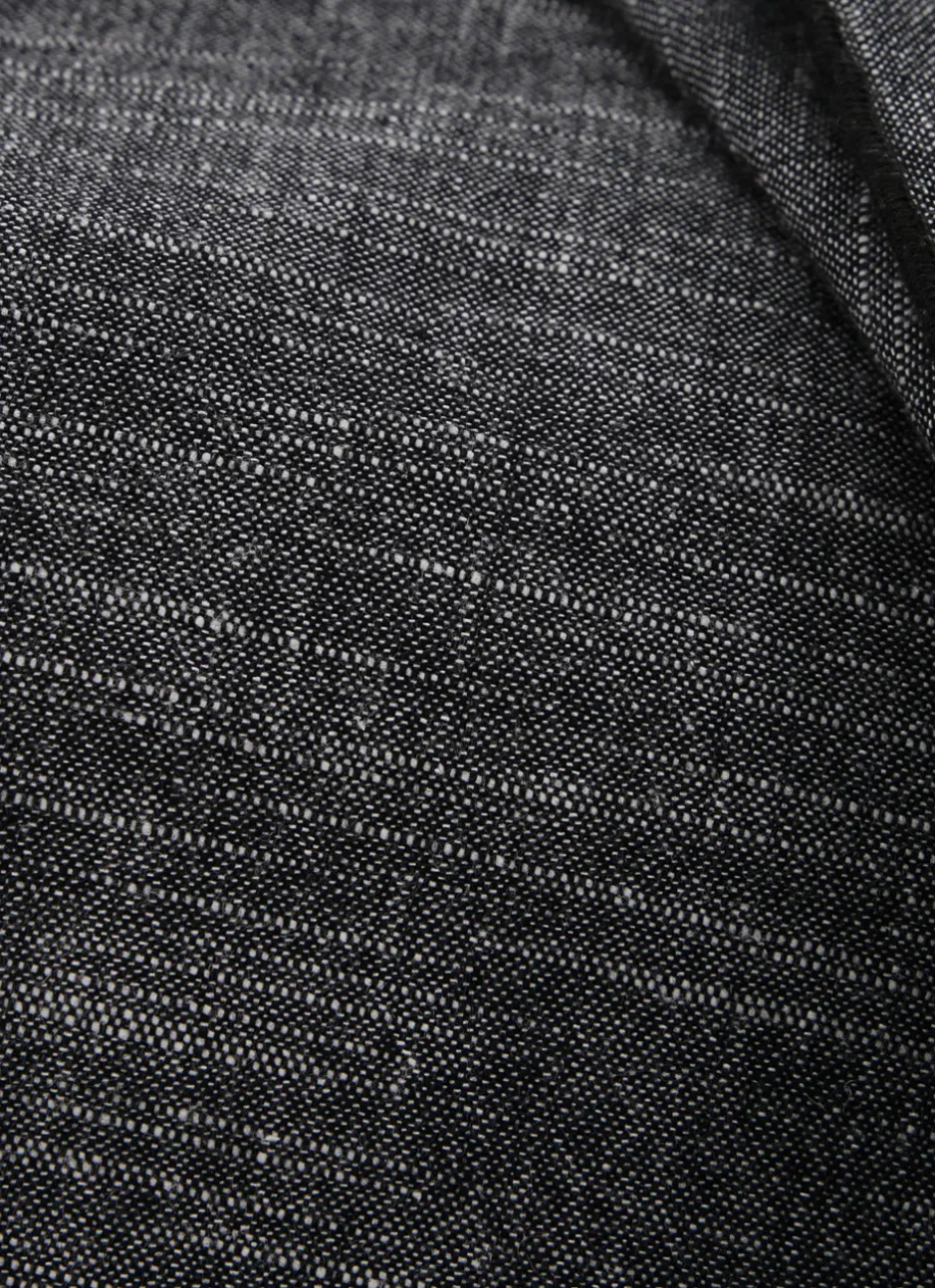 COUSSIN EN COTON FINITION BOURDON Noir