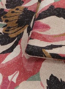 COUSSIN Á MOTIF FLORAL IMPRIMÉ ELLA MULTICOLORE