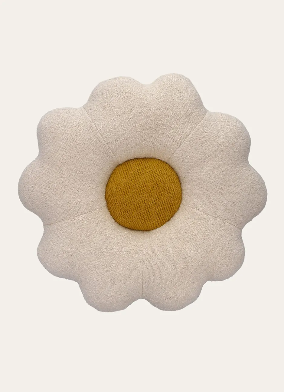 COUSSIN TRICOT FLEUR ECRU
