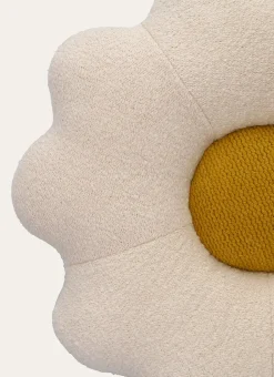COUSSIN TRICOT FLEUR ECRU