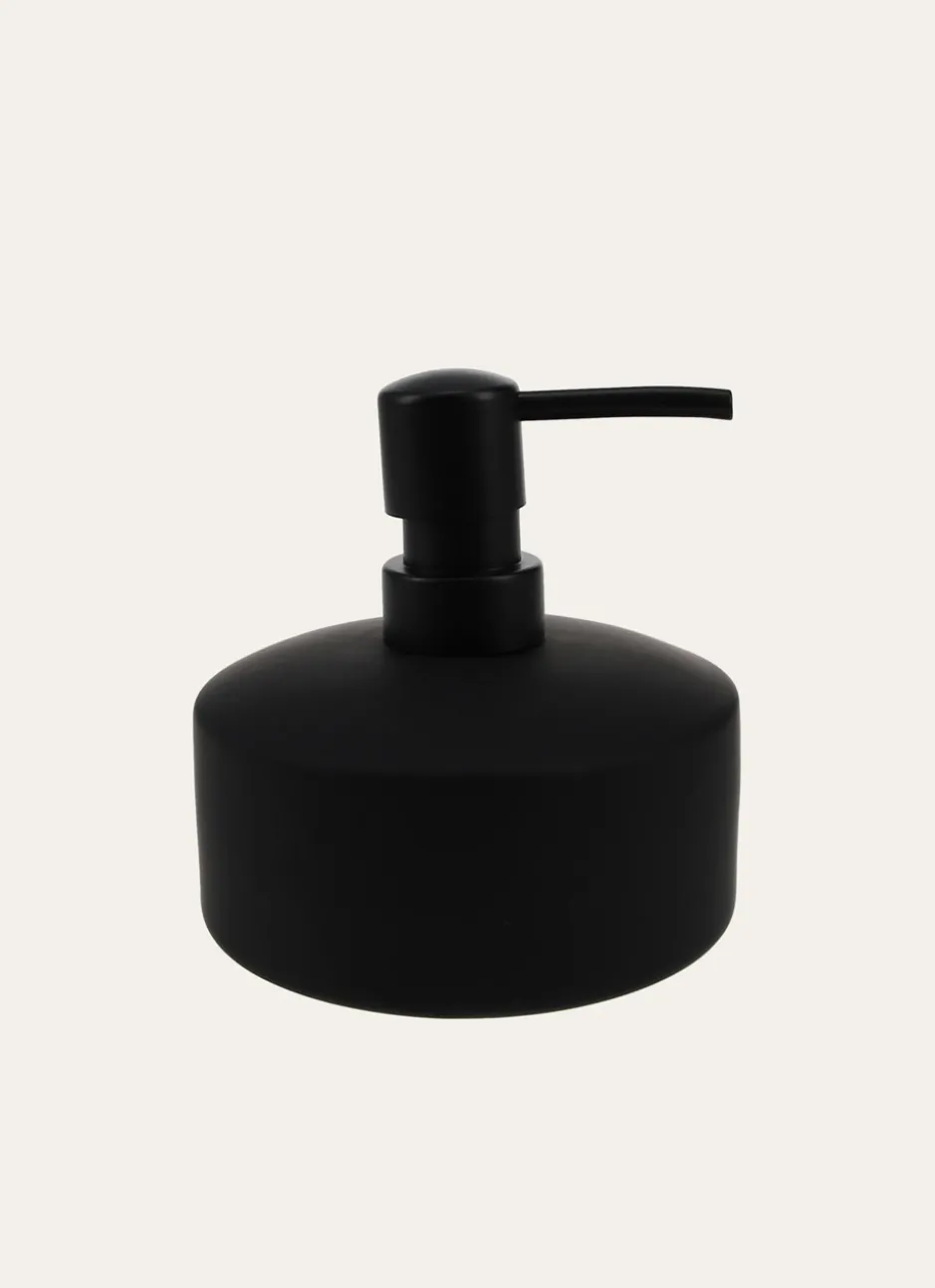DISTRIBUTEUR DE SAVON EN GRÈS Noir