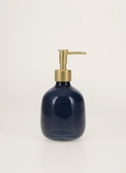 DISTRIBUTEUR DE SAVON TRANSPARENT UNI ESTHER BLEU