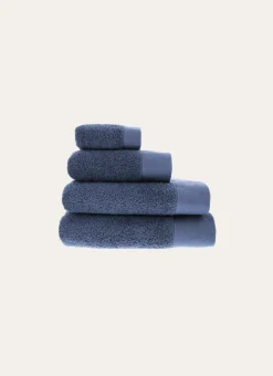 DRAP DE BAIN COTON MOELLEUX ZÉRO TORSION SAPHIR