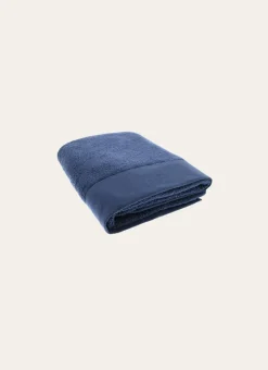 DRAP DE BAIN COTON MOELLEUX ZÉRO TORSION SAPHIR