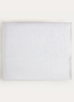 DRAP DE BAIN COTON MOELLEUX ZÉRO TORSION BLANC