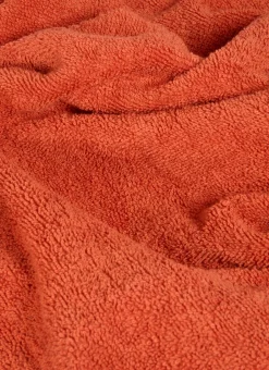 DRAP DE BAIN EN COTON UNI BASIL TERRACOTTA