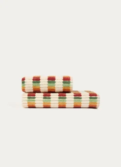 DRAP DE DOUCHE À RAYURES FANTAISIES MULTICOLORE