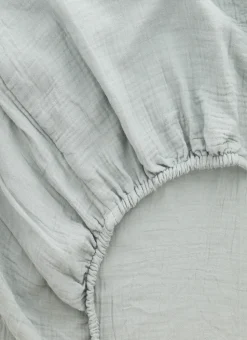 DRAP HOUSSE BÉBÉ EN GAZE DE COTON MOUSSE
