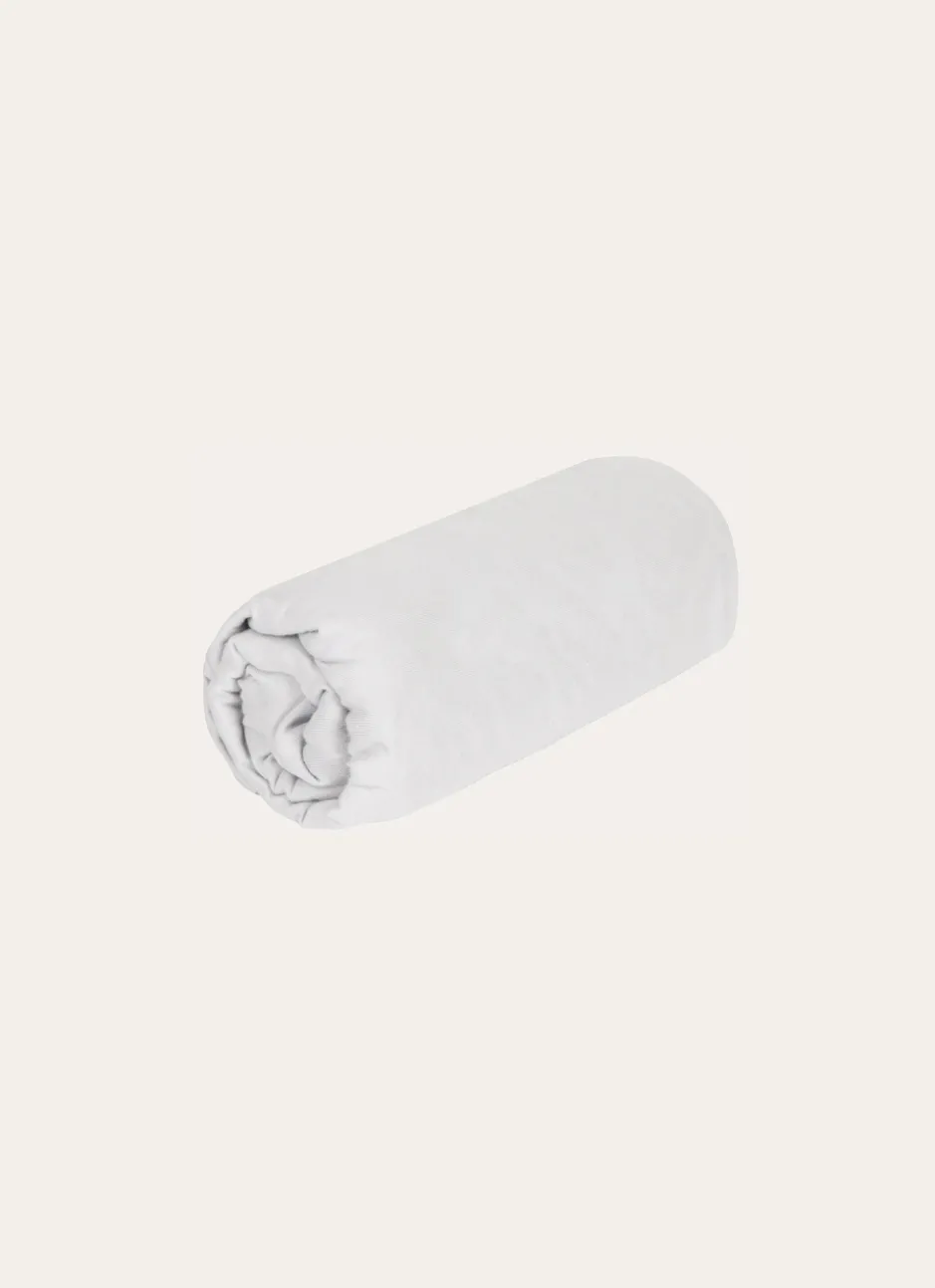 DRAP HOUSSE BÉBÉ EN JERSEY DE COTON BIO GRIS
