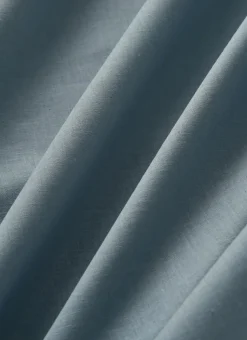 DRAP HOUSSE EN COTON BLEU ORAGE