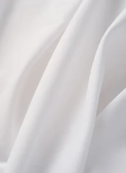 DRAP HOUSSE EN COTON POUR 2 LITS JUMEAUX BLANC