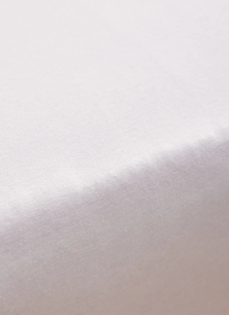 DRAP HOUSSE EN JERSEY EMILOU BLANC