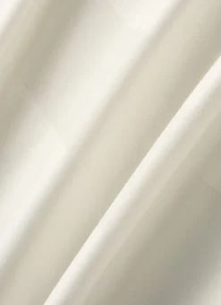 DRAP HOUSSE UNI EN SATIN DE COTON IVOIRE