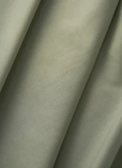DRAP PLAT UNI EN COTON VERT TENDRE