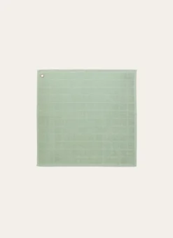 ESSUIE-MAINS À CARREAUX EN COTON AQUA