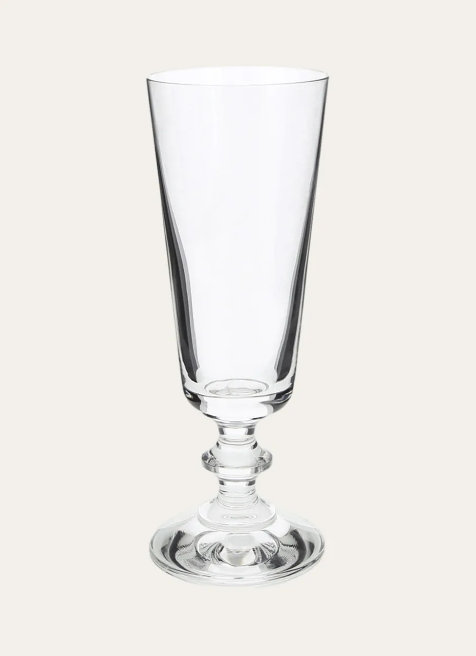 FLUTE À CHAMPAGNE EN CRISTALLIN TRANSPARENT