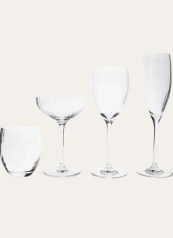 FLUTE EN VERRE TRANSPARENT