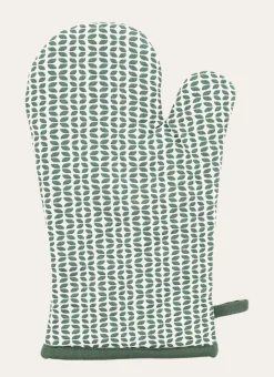 GANT DE CUISINE EN COTON IMPRIMÉ MINI MOTIFS THYM