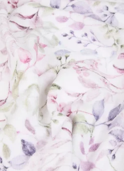 GANT DE TOILETTE EN VELOURS IMPRIMÉ MULTICOLORE