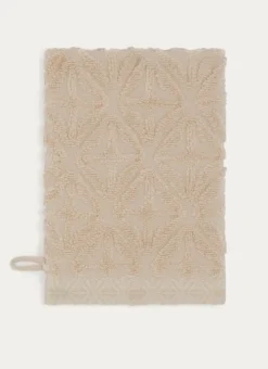 GANT DE TOILETTE JULIAN EN VELOURS BEIGE